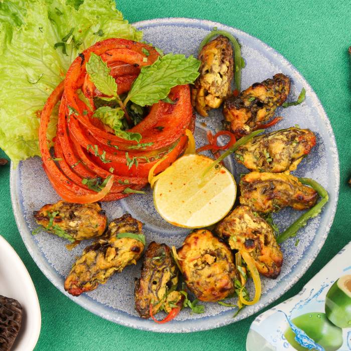 Chicken stuffed Guchhi