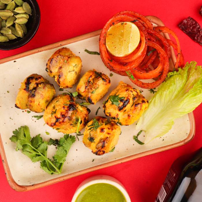Mushroom Stuffed Tikka
